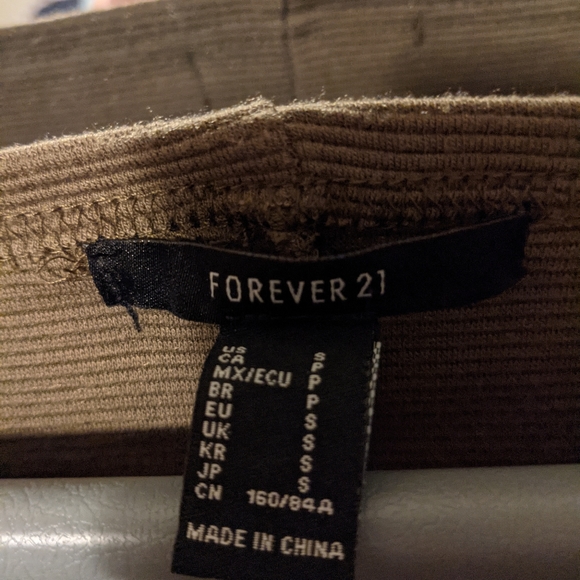 Forever 21 green mini dress - Picture 4 of 6